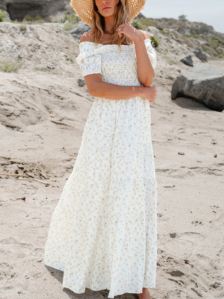 Thin Personality Sweet Floral Dress