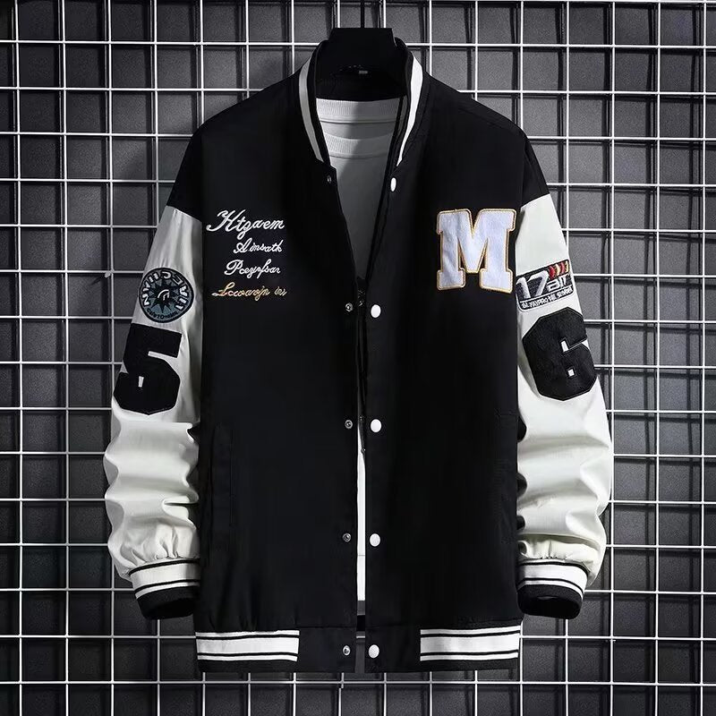 Black & White Baseball Jacket