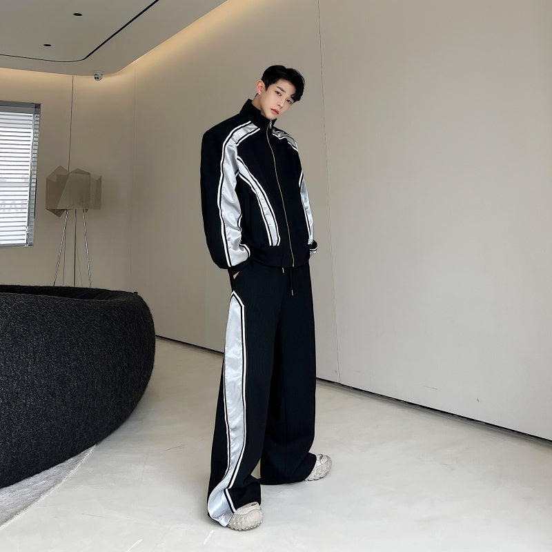 Standing Collar Cardigan Jacket