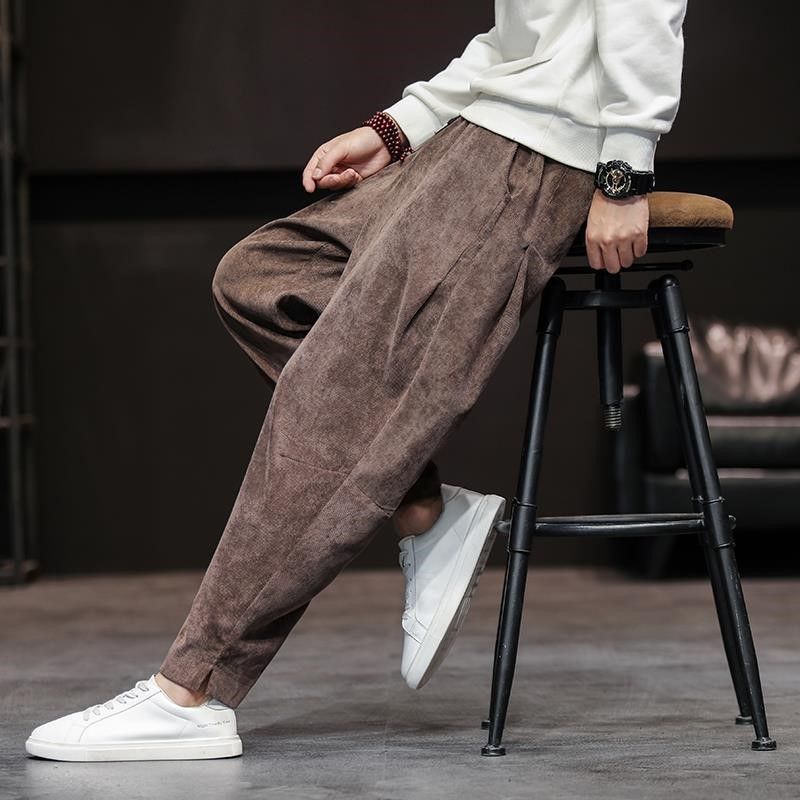 Retro Corduroy All-Matching Straight Pants