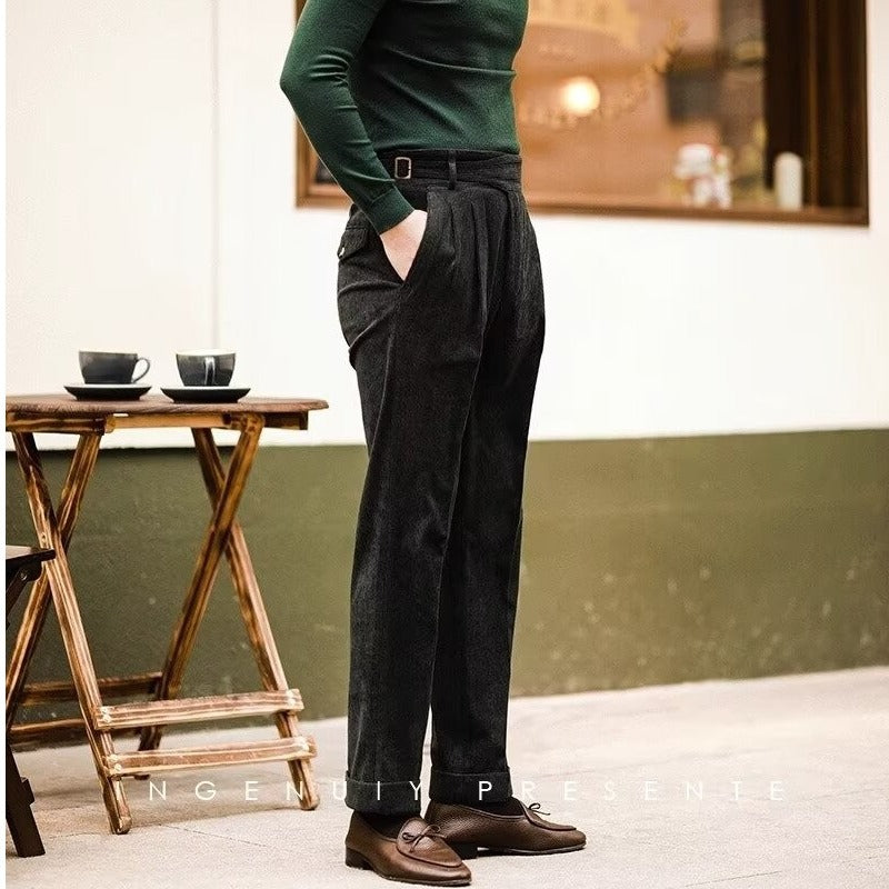 Classic men's Corduroy Straight Pants