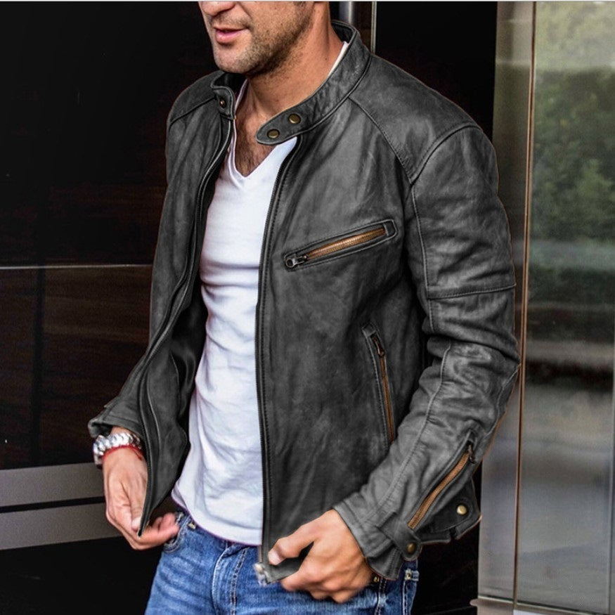 PU Leather Classic jacket